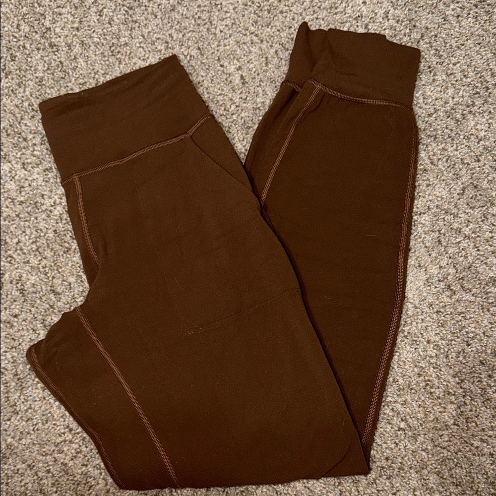 Lululemon Align Joggers Brown